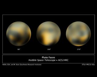 Hubble Space Telescope photo of Pluto is most detailed ever seen.