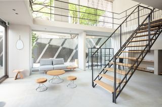 Airy interior and staircase within Conran Shop tokyo