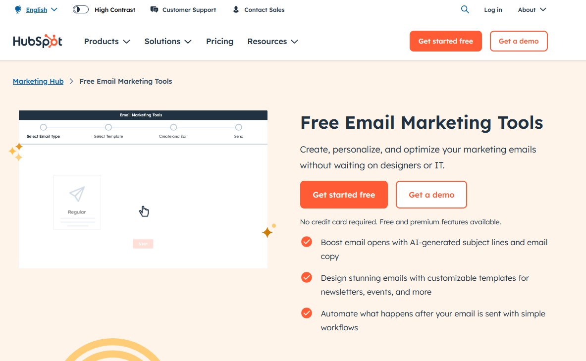 HubSpot Email Marketing