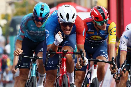 Bastien Tronchon (Groupama - FDJ United) wins stage 10 of the 2026 Vuelta a Espa&ntilde;a in Elche de la Sierra, Spain. (Photo by Alexander Hassenstein/Getty Images)