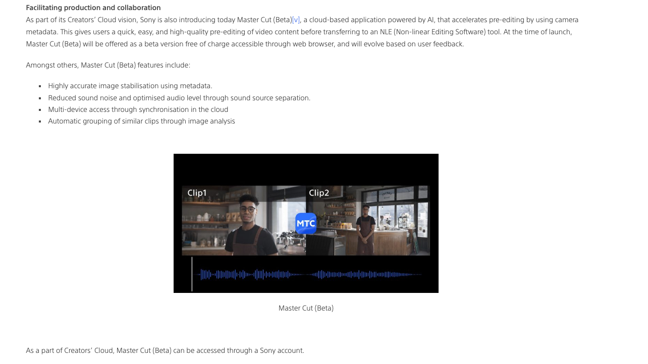 Sony launches free online content creator cloud: lets have a look
