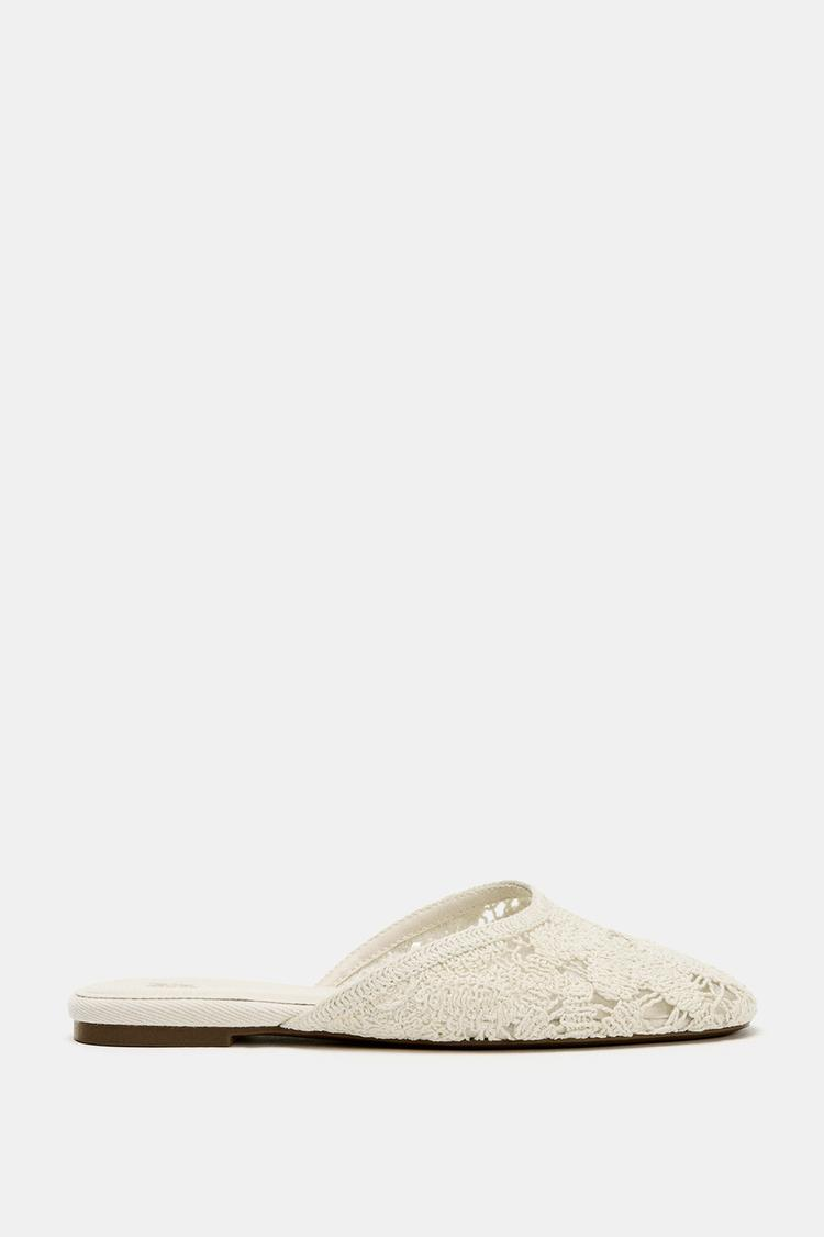 Zara, Embroidered Open-Back Mules