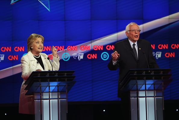 Hillary Clinton and Bernie Sanders.