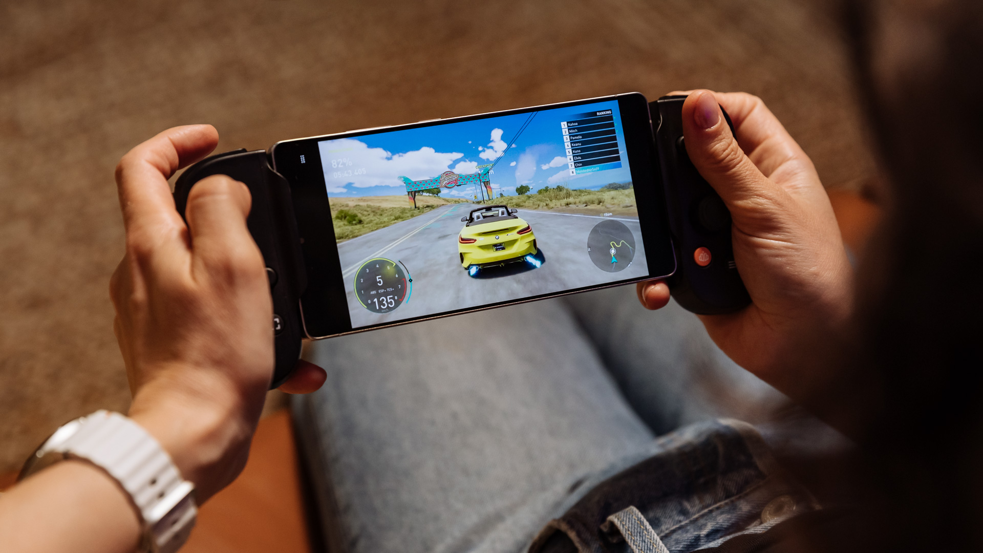 Gaming on phone