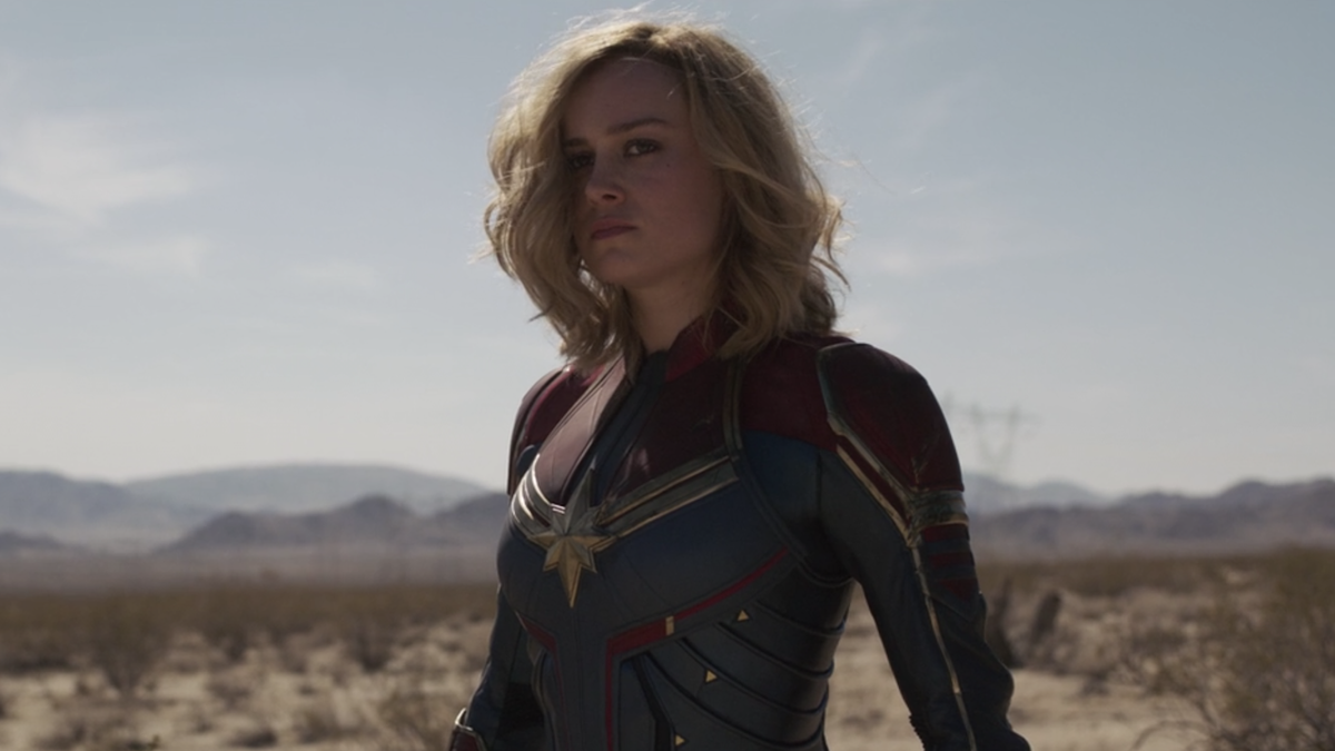 Captain Marvel after her final battle