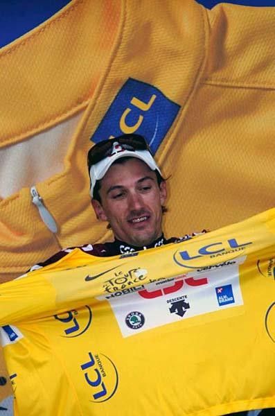 Cancellara does not mind the ceremonial trying on of clothing.