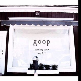 goop popup shop window