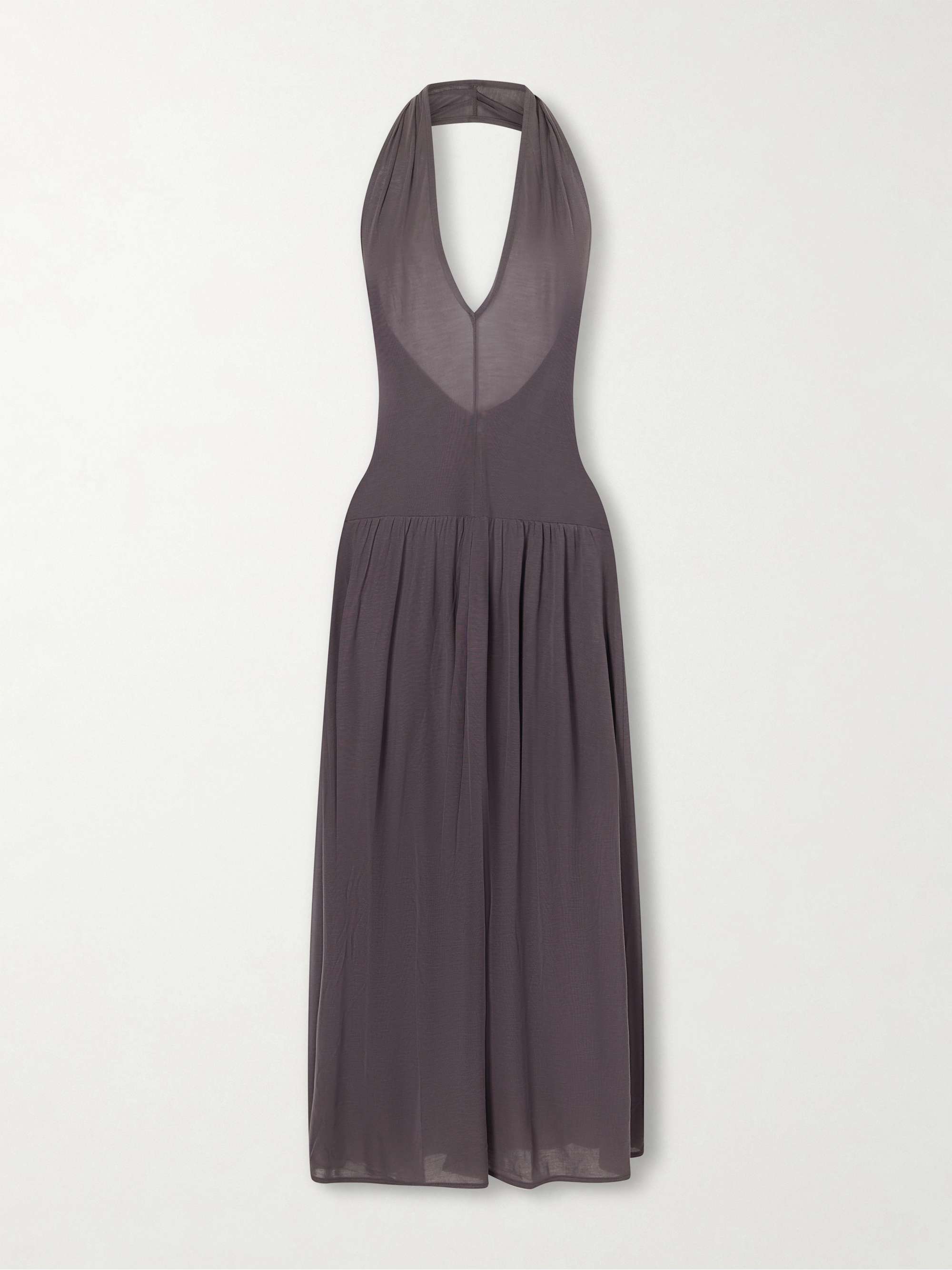 Tencel&trade; Lyocell Halterneck Midi Dress