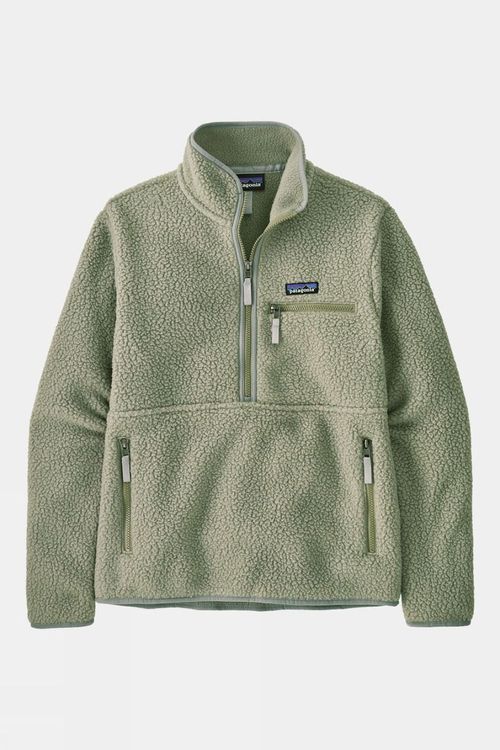 Women's Retro Pile Marsupial Fleece, Green