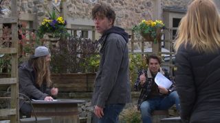 Marlon tries to lay down the law in Emmerdale