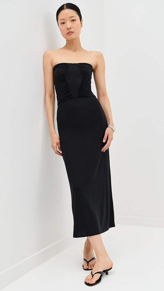 Sablyn Elle Draped Strapless Dress