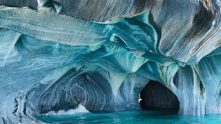 The marble caves in Patagonia, Chile