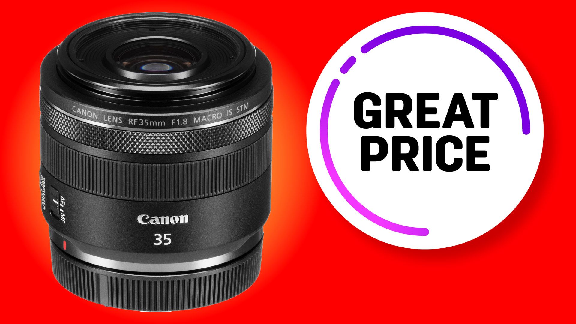 This classic Canon RF 35mm f/1.8 is just $449 – That's a true