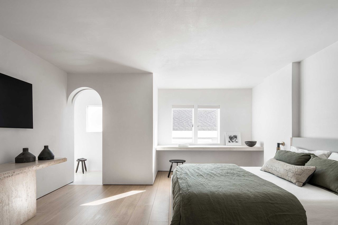 a minimalist bedroom