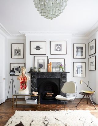 gallery wall ideas with large framed prints
