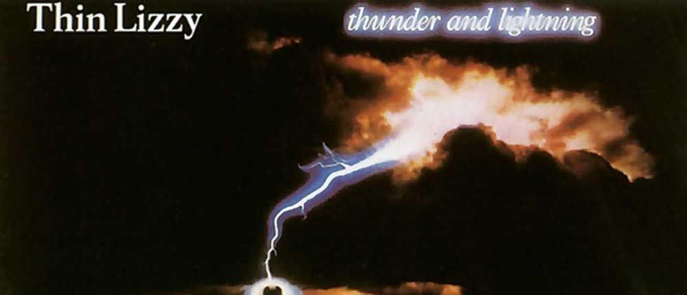 Thin Lizzy - Thunder &amp; Lightning cover art