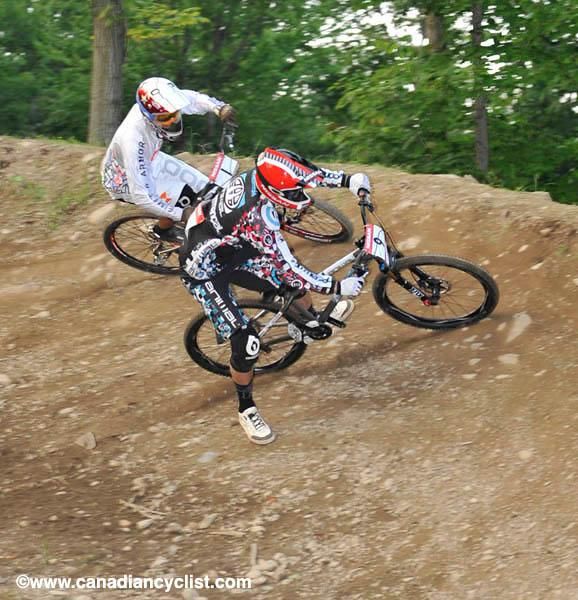 Dan Atherton and Romain Saladini in 1/4 finals