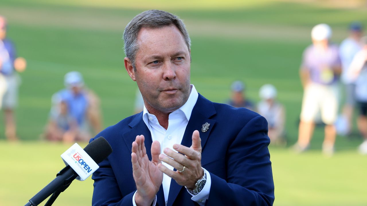 Mike Whan at the 2022 US Women&#039;s Open