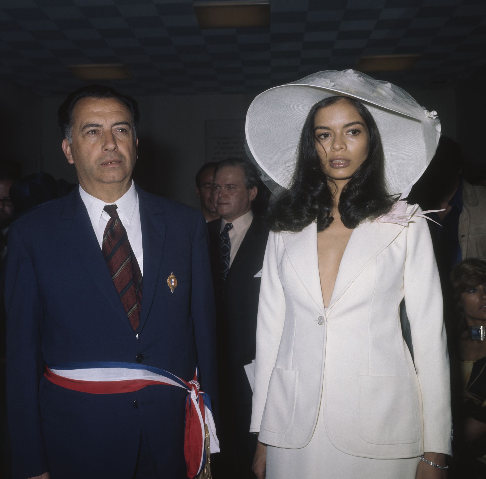 Bianca Jager wearing bridal hat, an emerging trend for 2026.