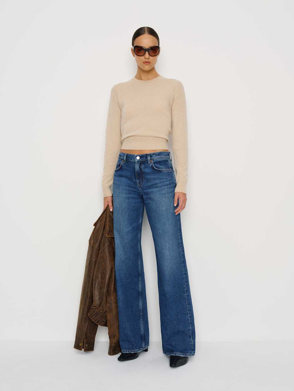 Cary Low Rise Slouchy Wide Leg Jeans