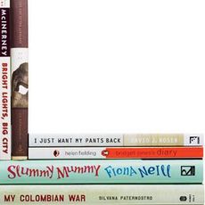 stack of new release books 2007