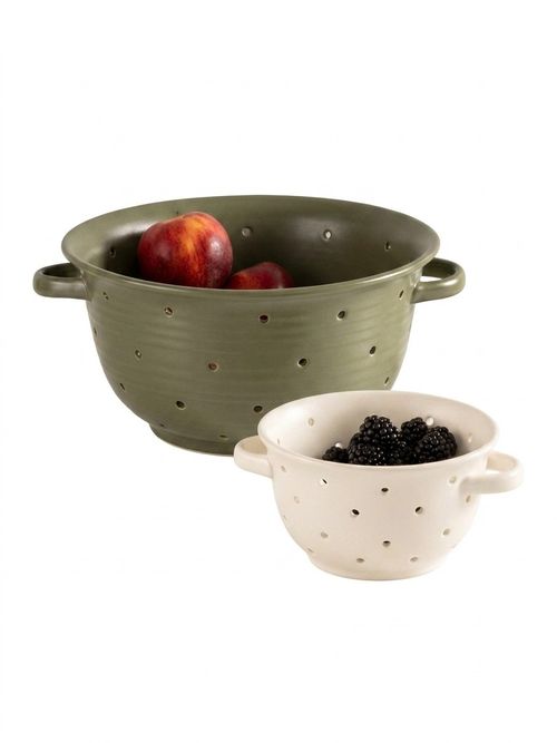 The Edited Life Ceramic Colander