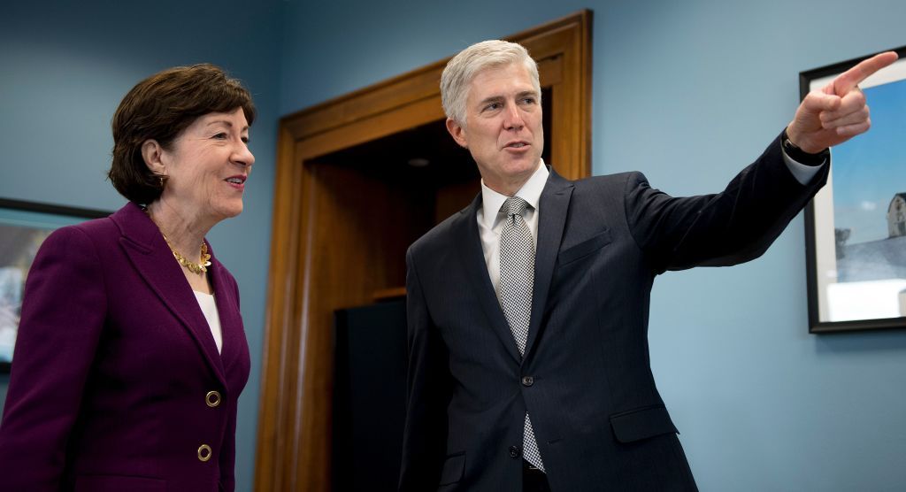 Neil Gorsuch meets with Sen. Susan Collins