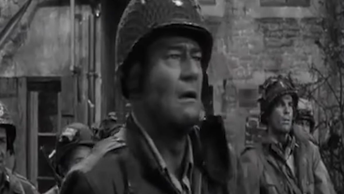 John Wayne in The Longest Day