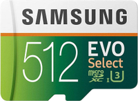Samsung Evo Select 512GB microSD: was $100 now $80 @ Amazon