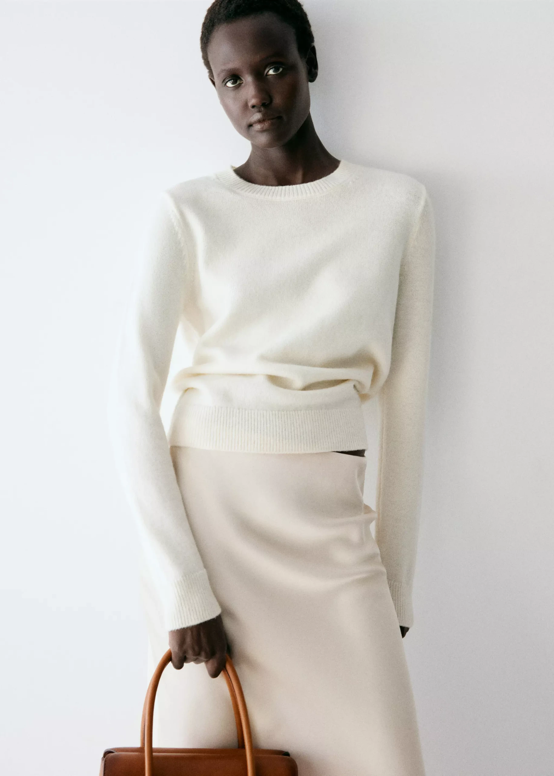 Round-Neck Knitted Sweater - Women | Mango United Kingdom