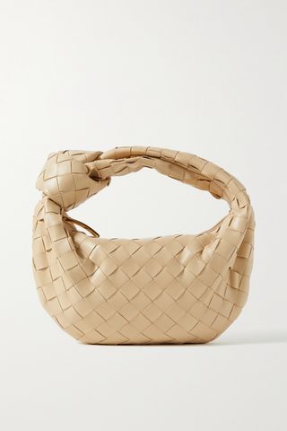 Jodie Mini Knotted Intrecciato Leather Tote