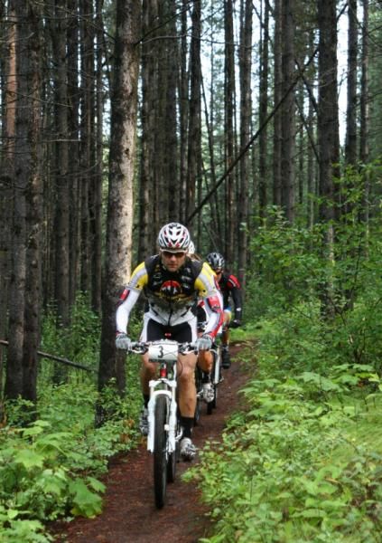 Epic singletrack through forests were in store today