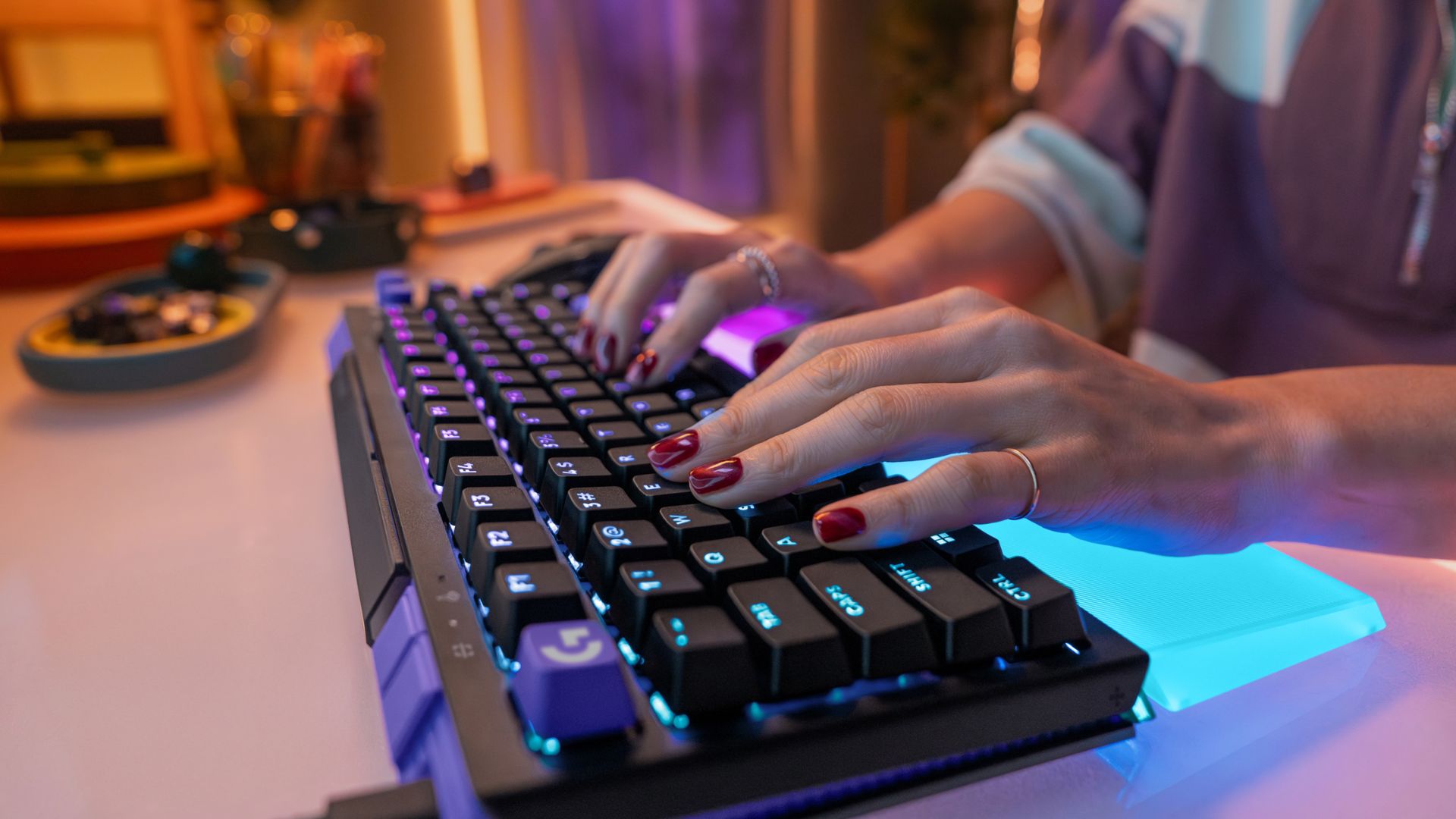 A Logitech G Keyboard
