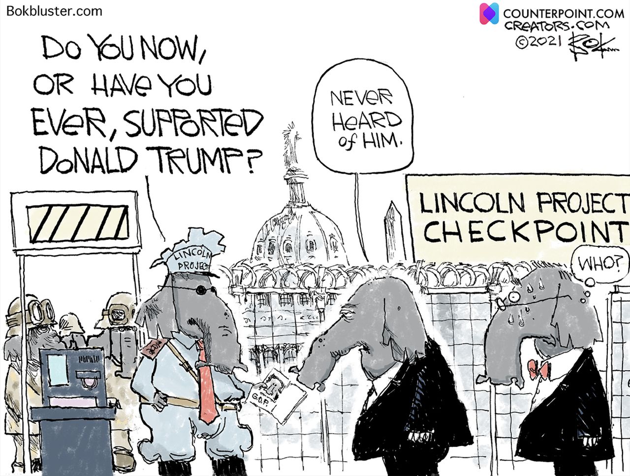 Political Cartoon U.S. GOP Trump&amp;amp;nbsp;