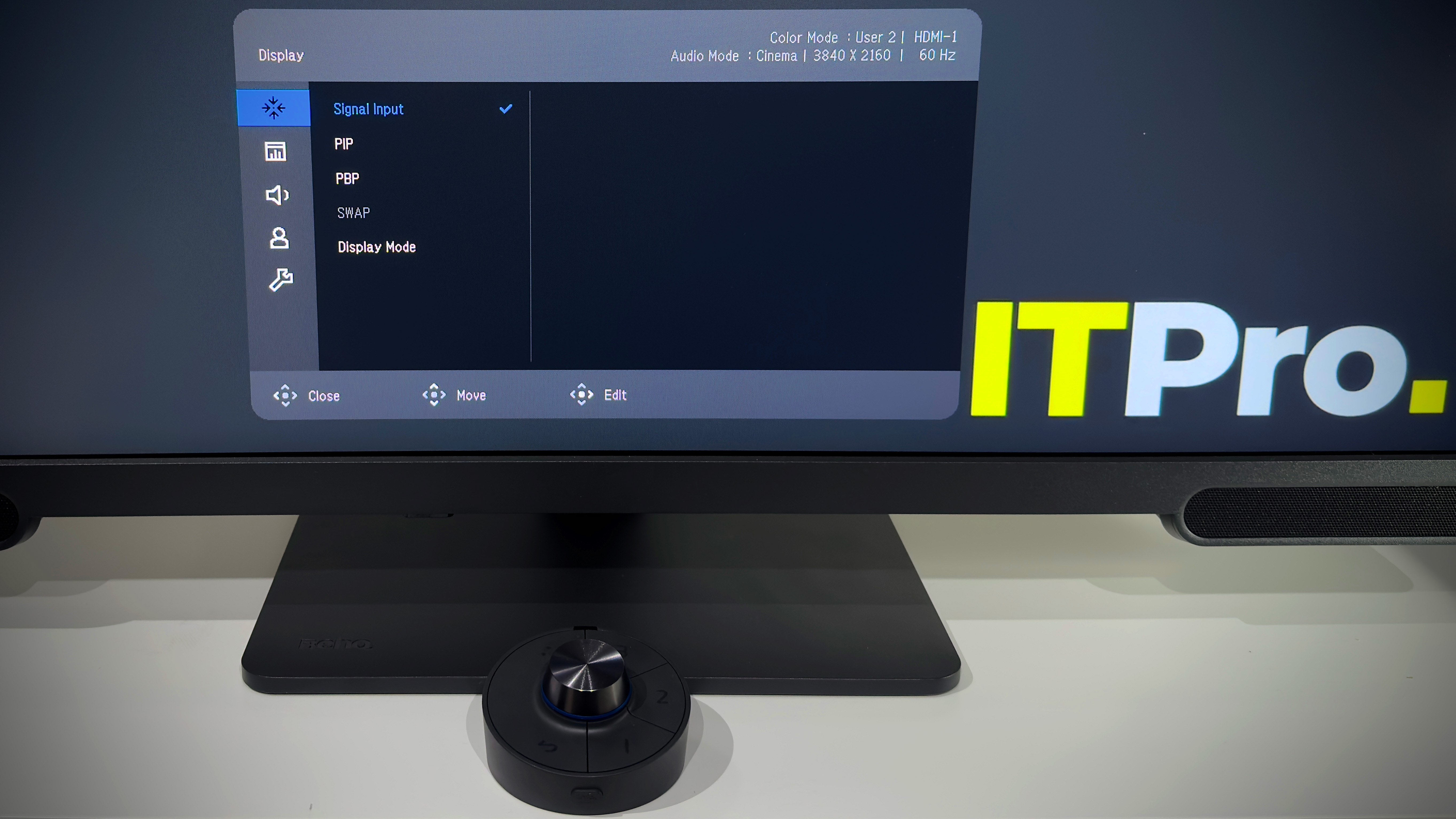 The BenQ PV3200U Monitor on a desk