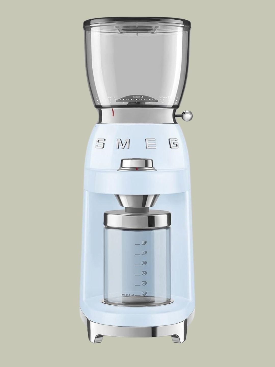 Smeg, 50's Retro Pastel Blue Coffee Grinder