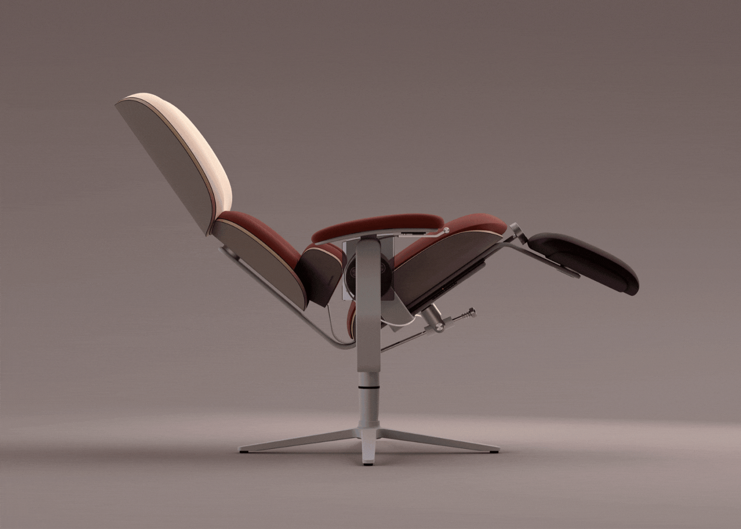 A GIF of a colorful chair