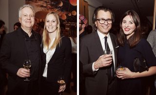 Walter Knoll CEO Markus Benz and his daughter Mara Benz; gallerist Anthony Wilkinson and Wallpaper* creative director Sarah Douglas