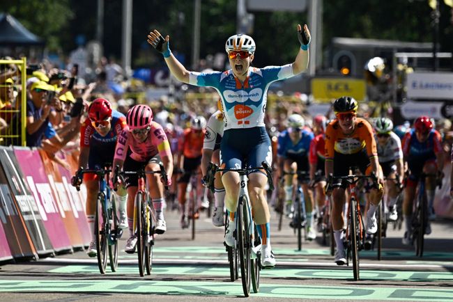 Charlotte Kool vince la prima tappa del Tour femminile (Getty Images)