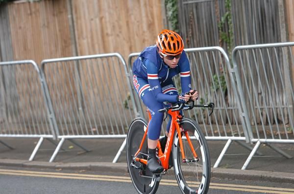 2008 time trial world champon Amber Neben (USA) is a contender for gold in the women's time trial.