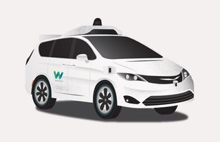 Google Waymo Pacifica futuristic minivan