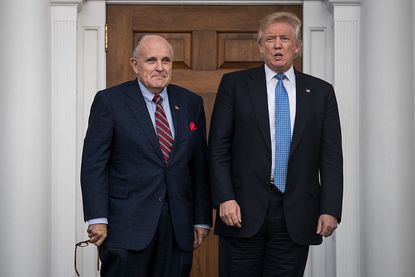 Donald Trump and Rudy Giuliani.