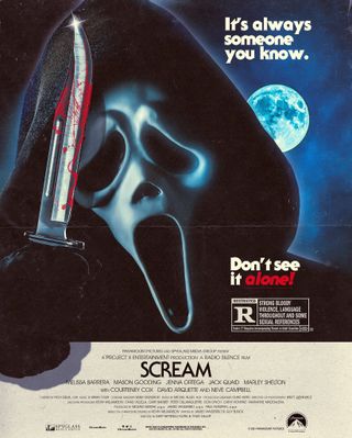 One of the Scream movie posters