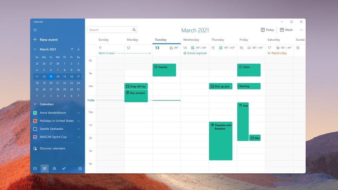 google calendar desktop app for windows 10