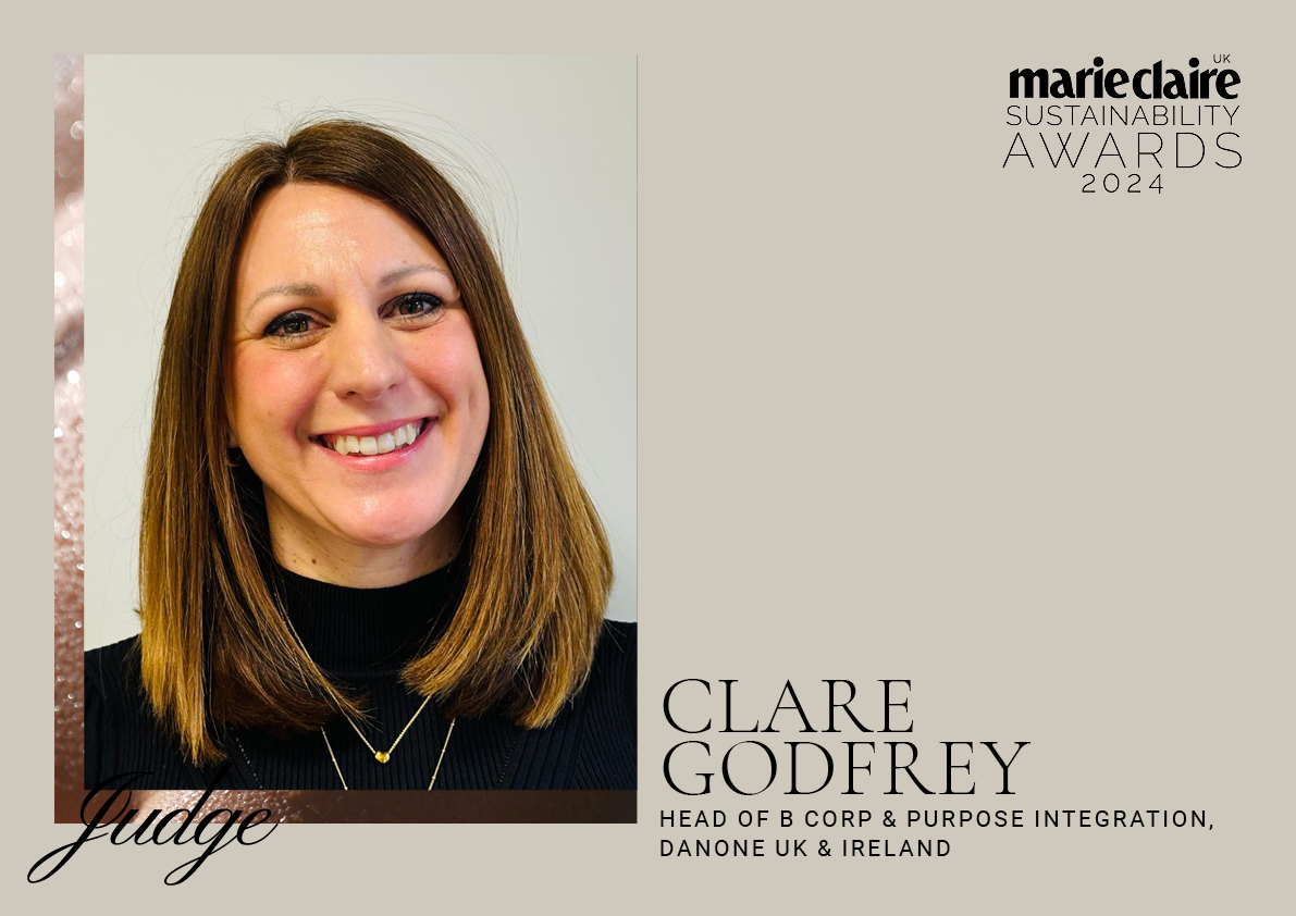 Marie Claire Sustainability Awards judges 2024 -Clare Godfrey