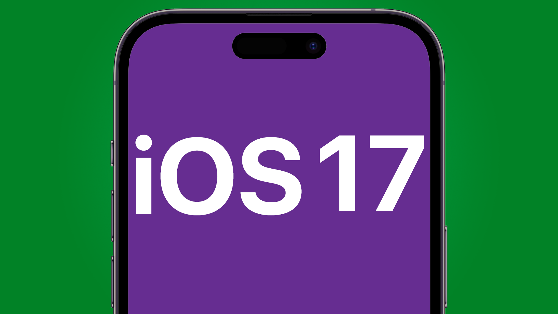 iOS 17 in перед iPhone 14 Pro