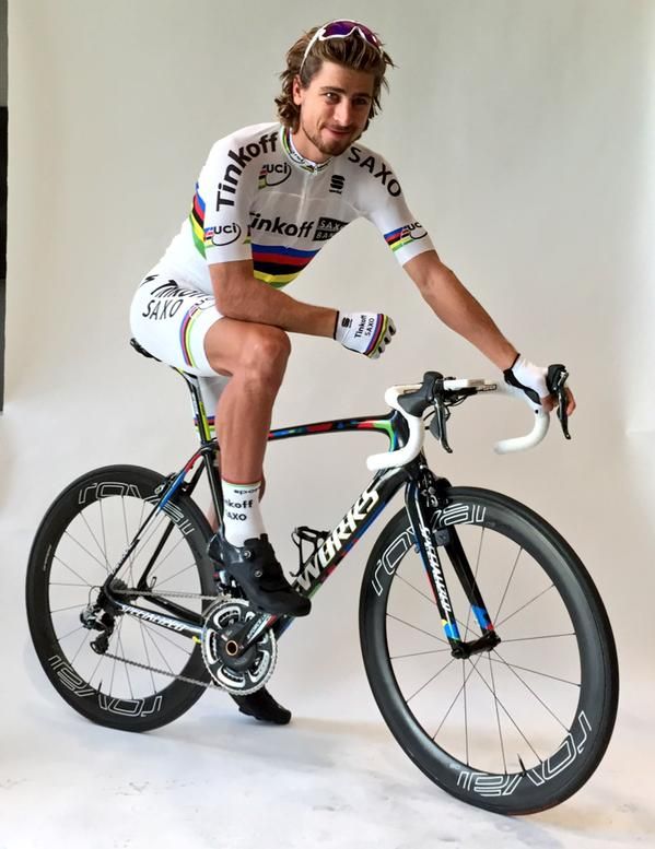 korruption Diktatur søvn Sagan shows off world champion's kit and bike | Cyclingnews