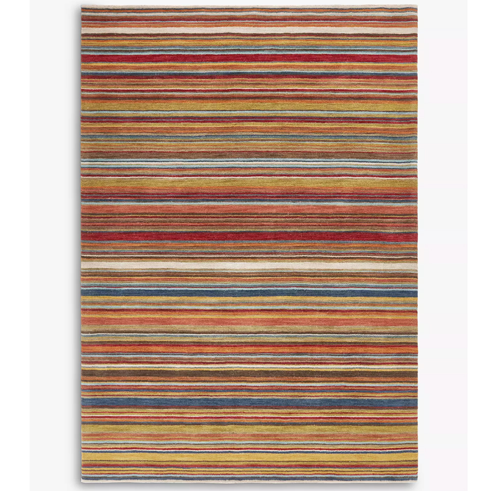 striped rug