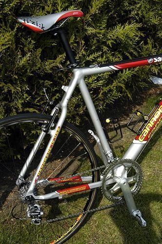 A close-up of the rear of Pieri's Dale; note use of cantilever brakes.