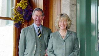 Prince of Wales and Camilla Parker Bowles at Birkhall in Scotland
